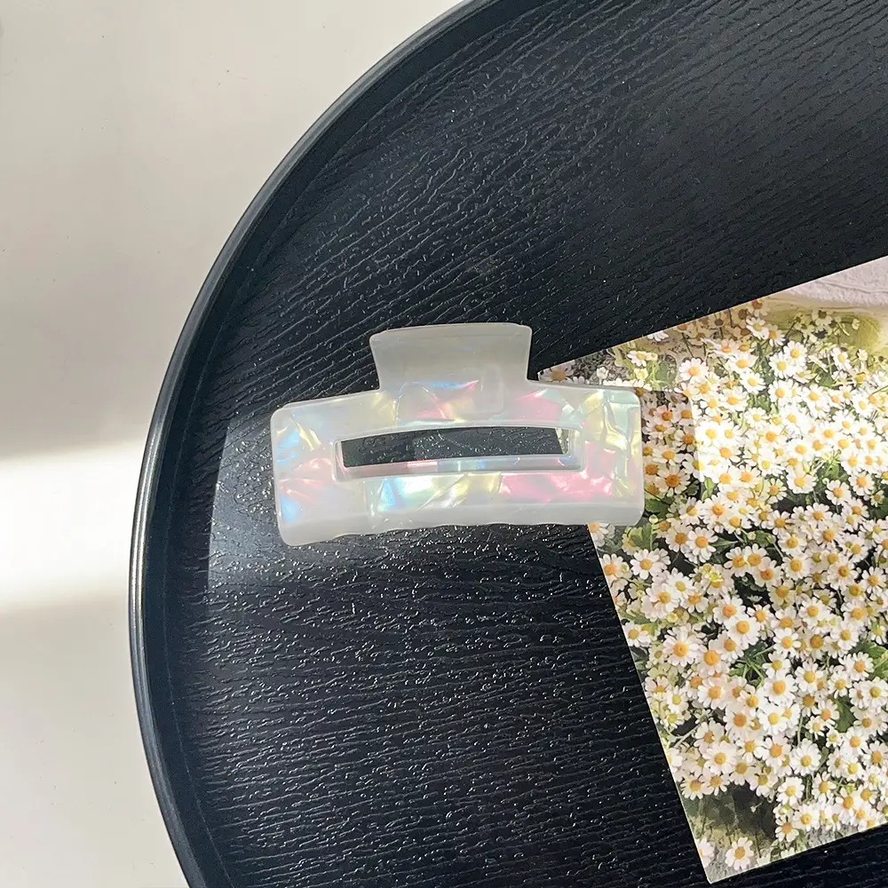 South Korea Dongdaemun New Hairpin Female Ins Acrylic High Sense Back Head Updo Shark Clip Simple Grip - Image 25