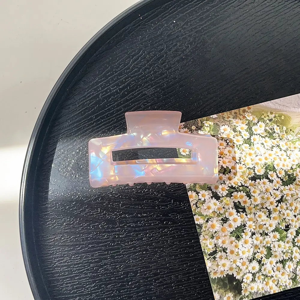South Korea Dongdaemun New Hairpin Female Ins Acrylic High Sense Back Head Updo Shark Clip Simple Grip - Image 28