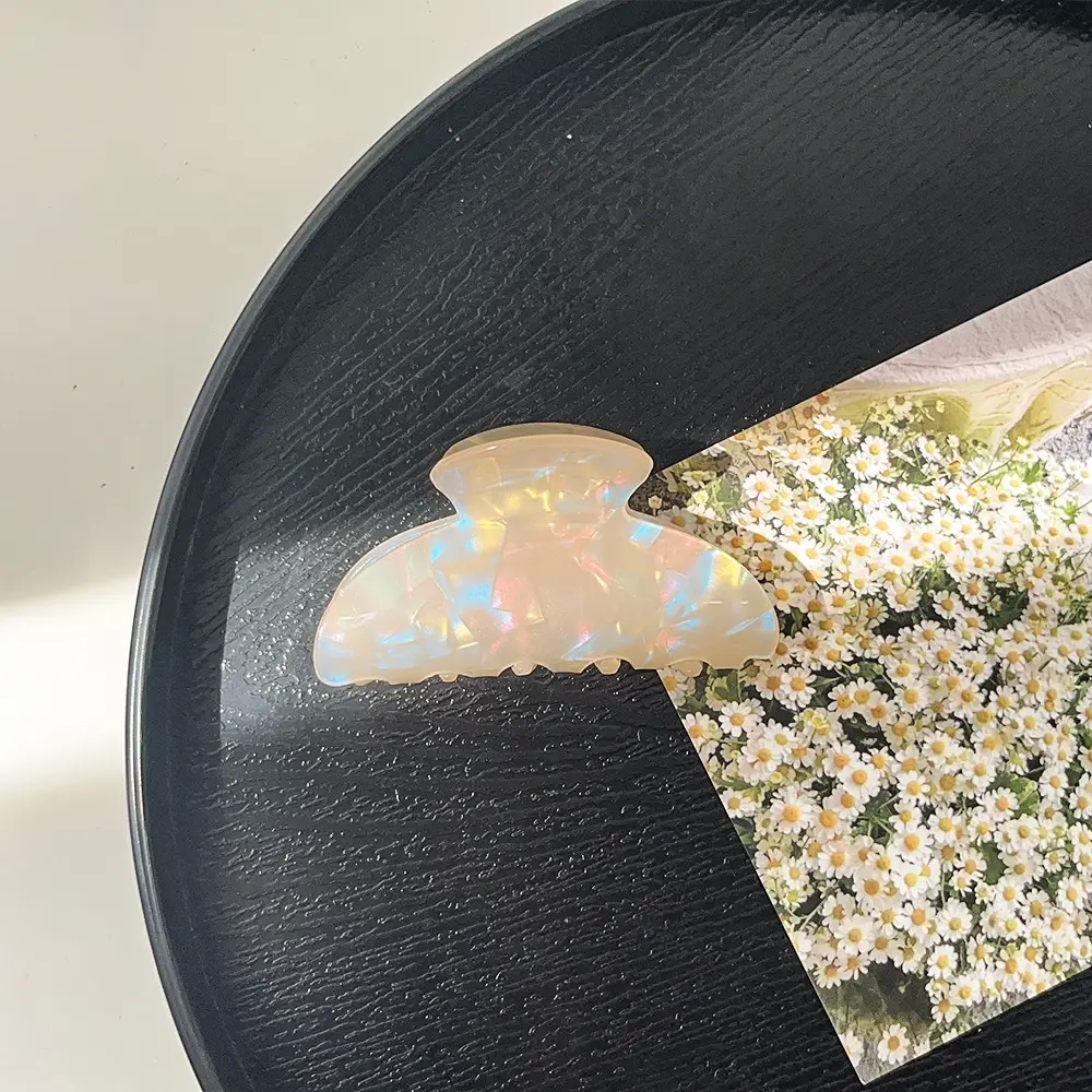 South Korea Dongdaemun New Hairpin Female Ins Acrylic High Sense Back Head Updo Shark Clip Simple Grip - Image 3