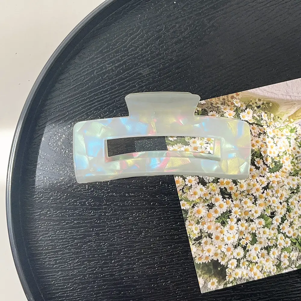 South Korea Dongdaemun New Hairpin Female Ins Acrylic High Sense Back Head Updo Shark Clip Simple Grip - Image 40