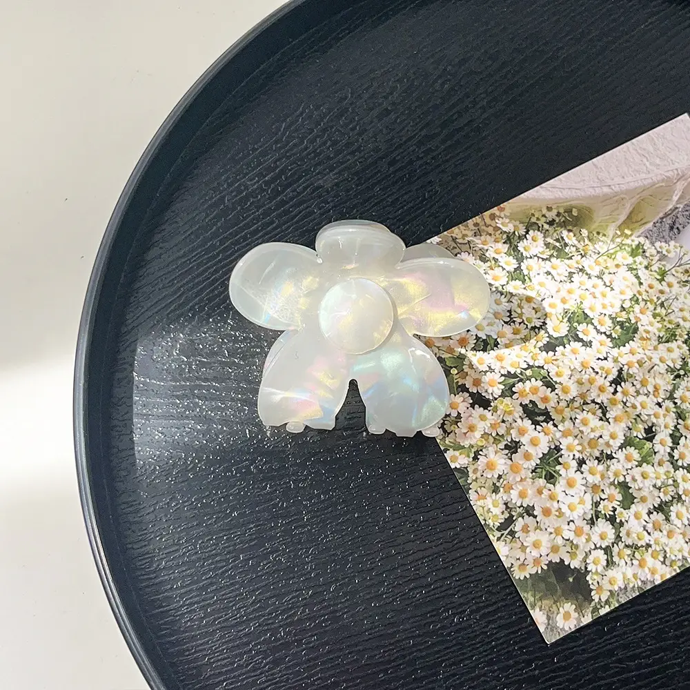 South Korea Dongdaemun New Hairpin Female Ins Acrylic High Sense Back Head Updo Shark Clip Simple Grip - Image 41