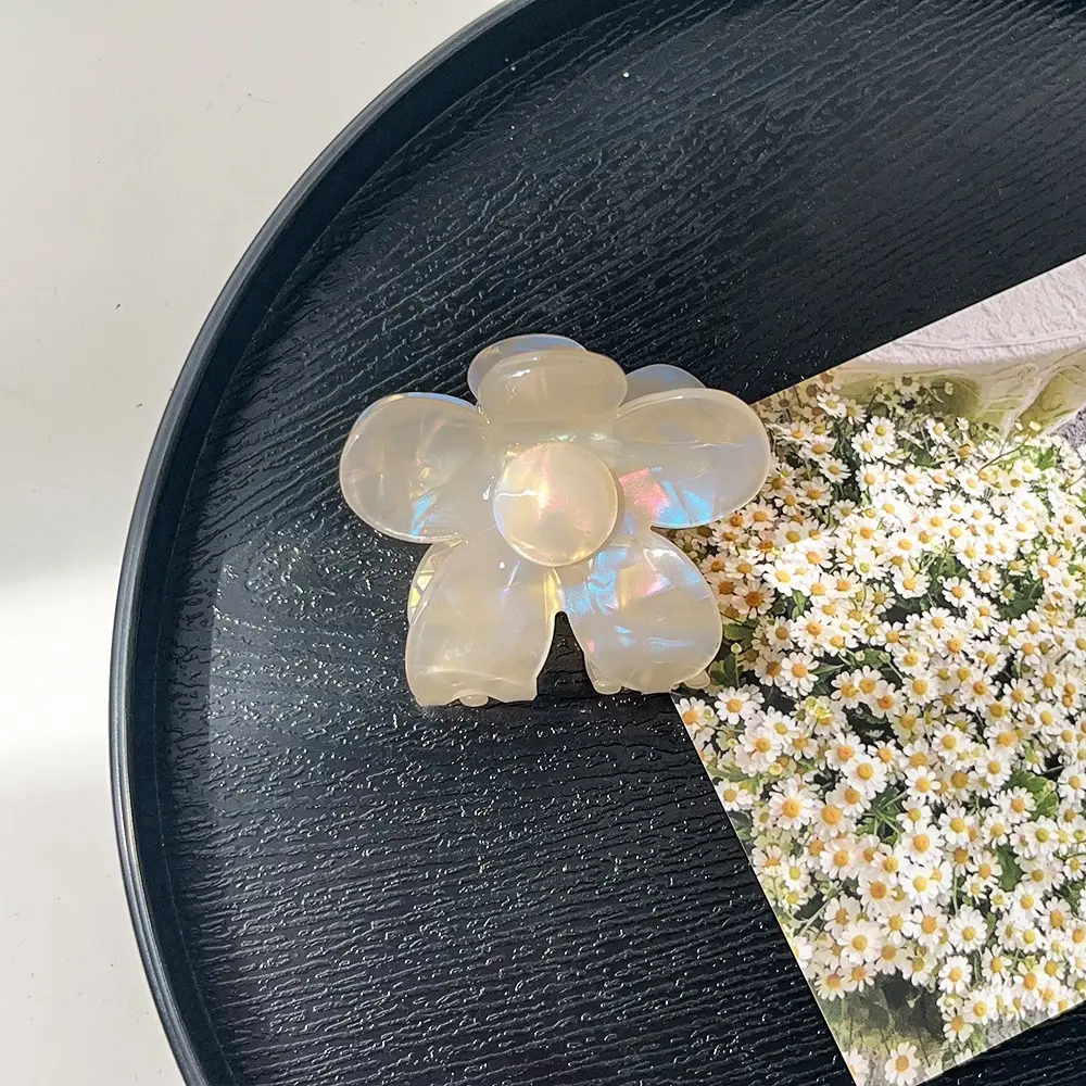 South Korea Dongdaemun New Hairpin Female Ins Acrylic High Sense Back Head Updo Shark Clip Simple Grip - Image 43