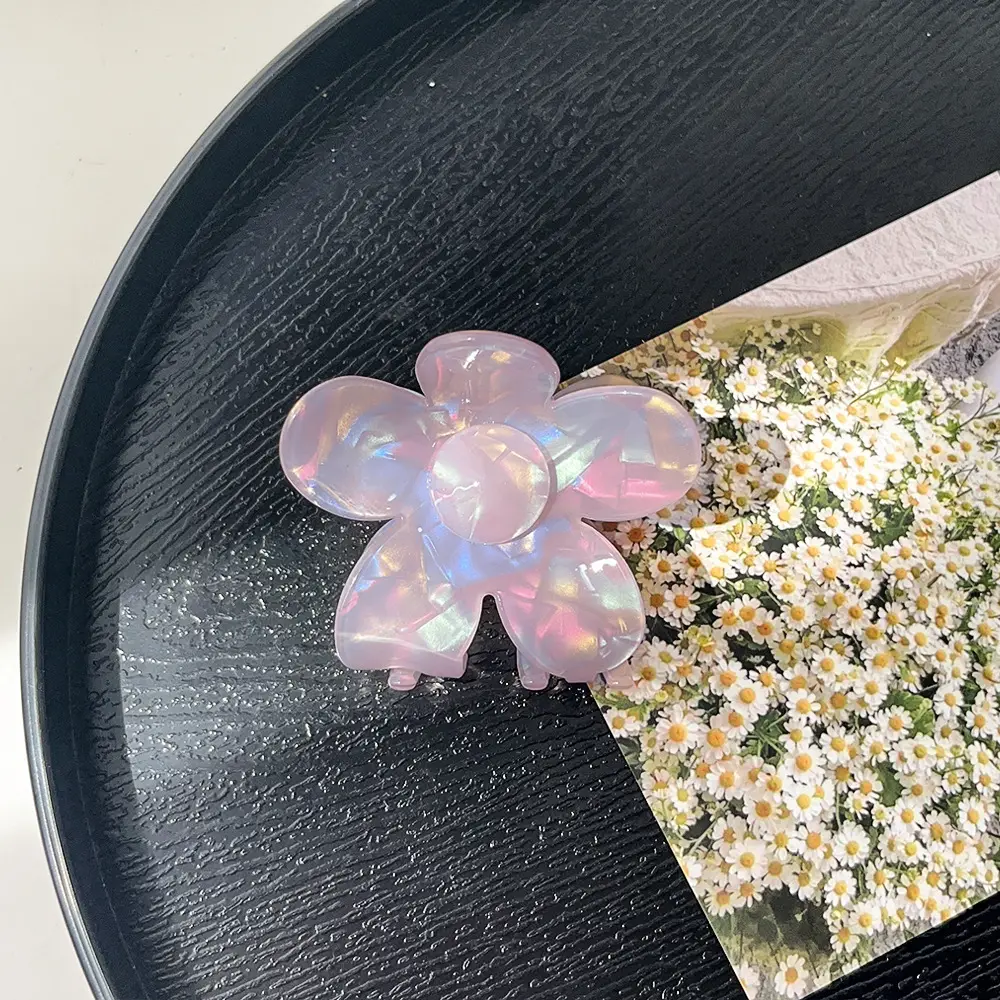 South Korea Dongdaemun New Hairpin Female Ins Acrylic High Sense Back Head Updo Shark Clip Simple Grip - Image 45