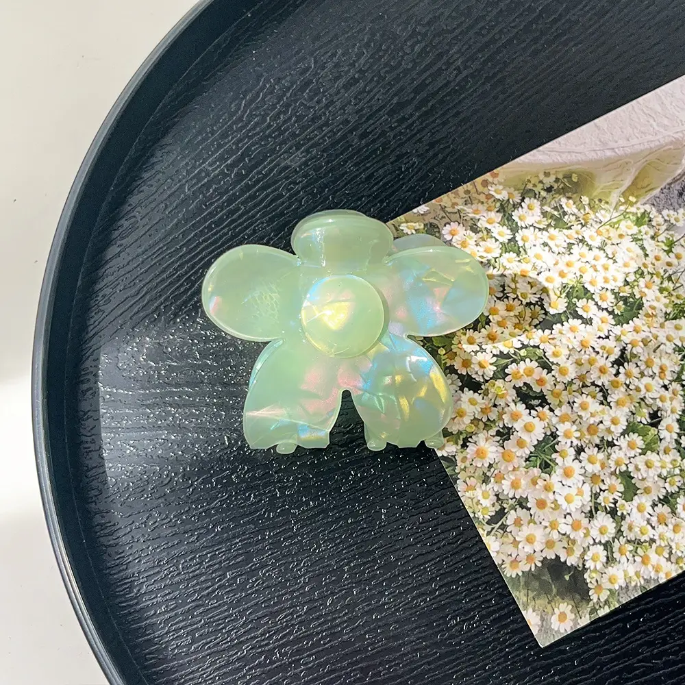 South Korea Dongdaemun New Hairpin Female Ins Acrylic High Sense Back Head Updo Shark Clip Simple Grip - Image 46