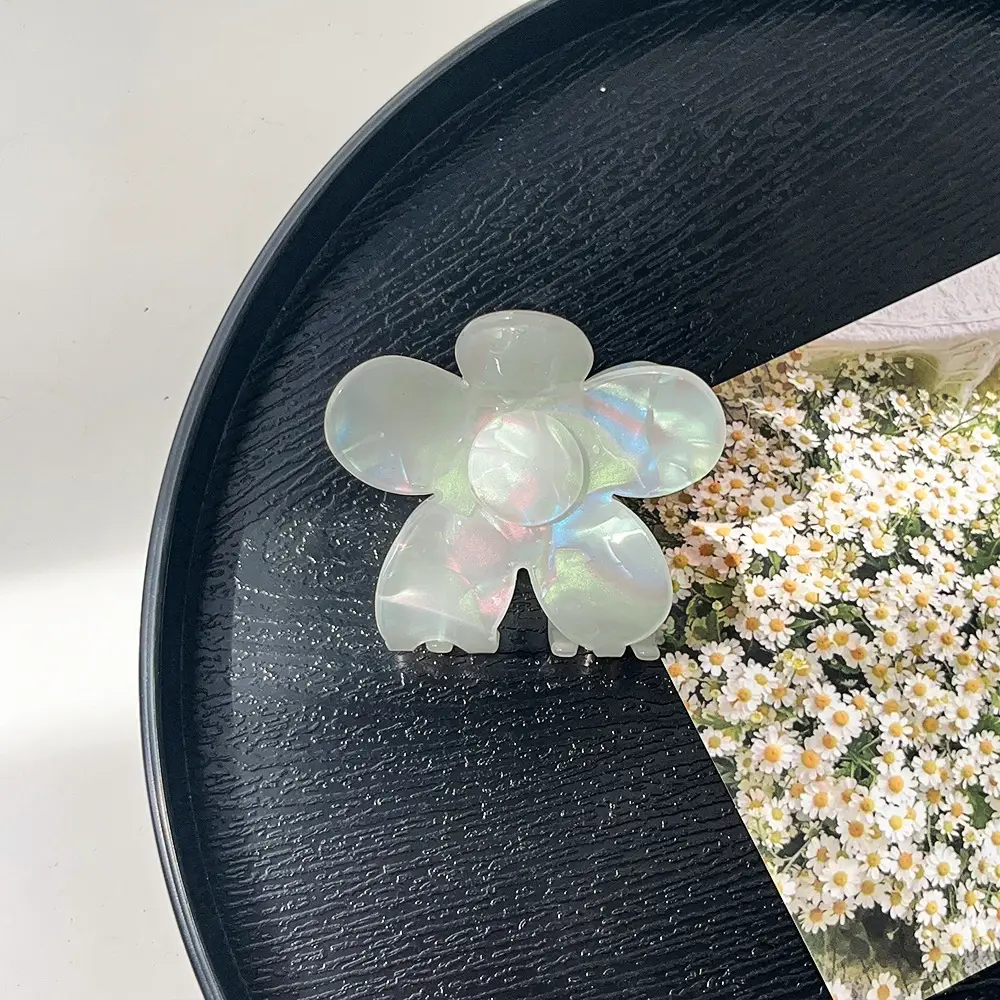 South Korea Dongdaemun New Hairpin Female Ins Acrylic High Sense Back Head Updo Shark Clip Simple Grip - Image 47