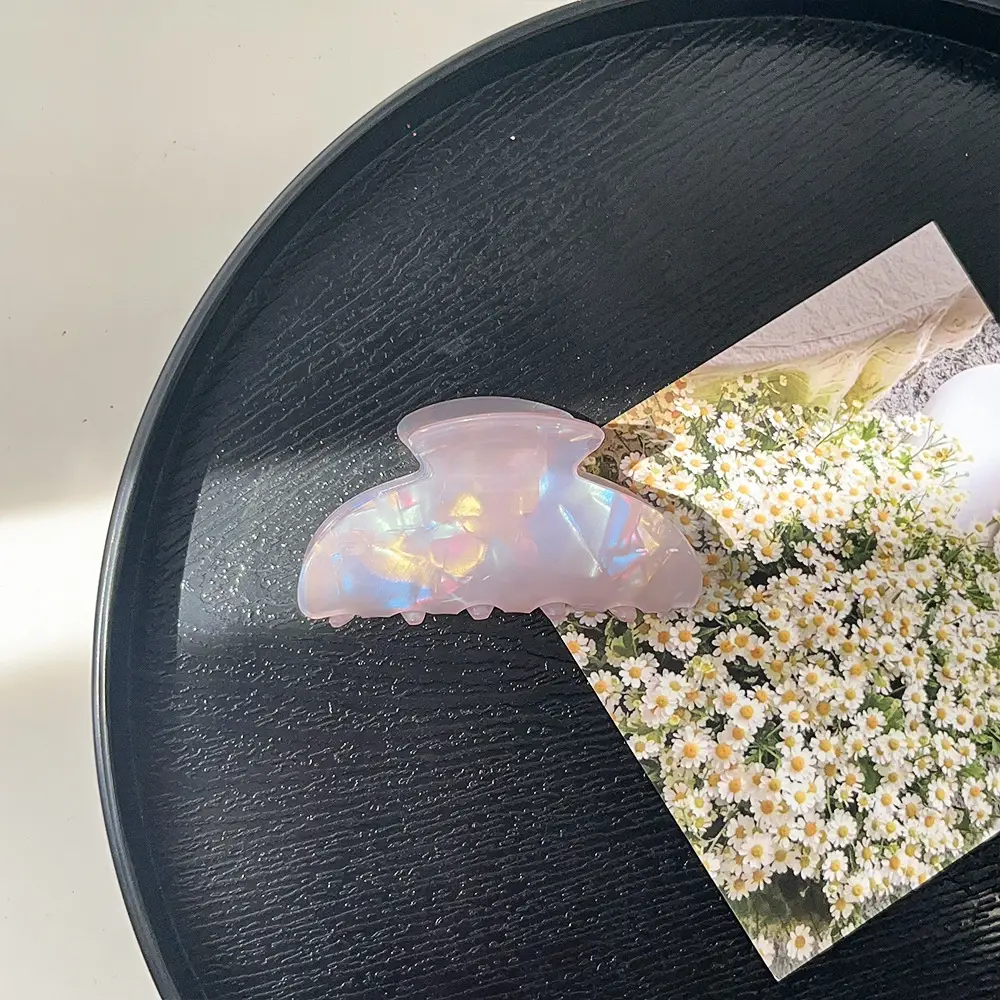 South Korea Dongdaemun New Hairpin Female Ins Acrylic High Sense Back Head Updo Shark Clip Simple Grip - Image 5
