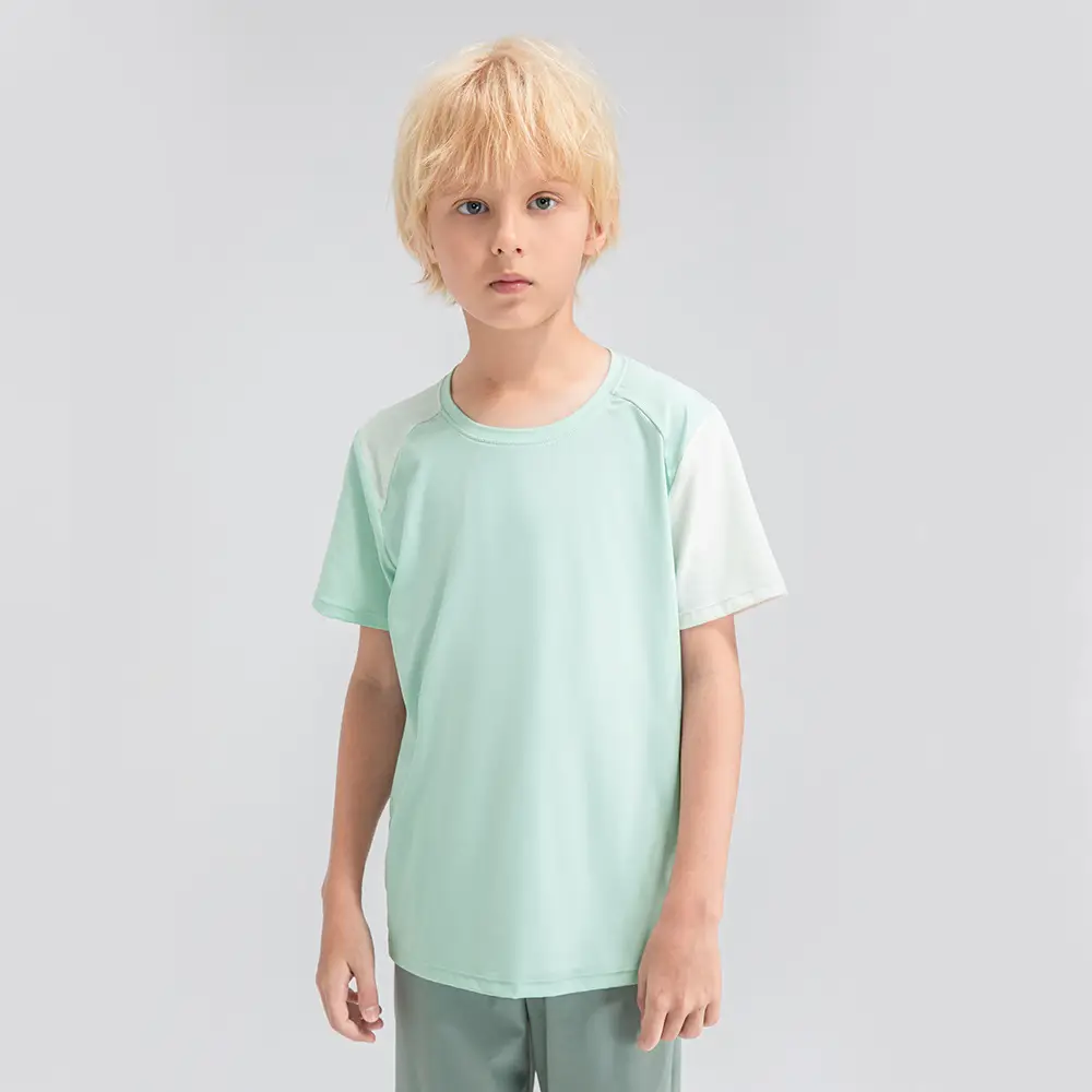Boys Light Blue Loose Sleeve T-Shirt 33214 - Image 3