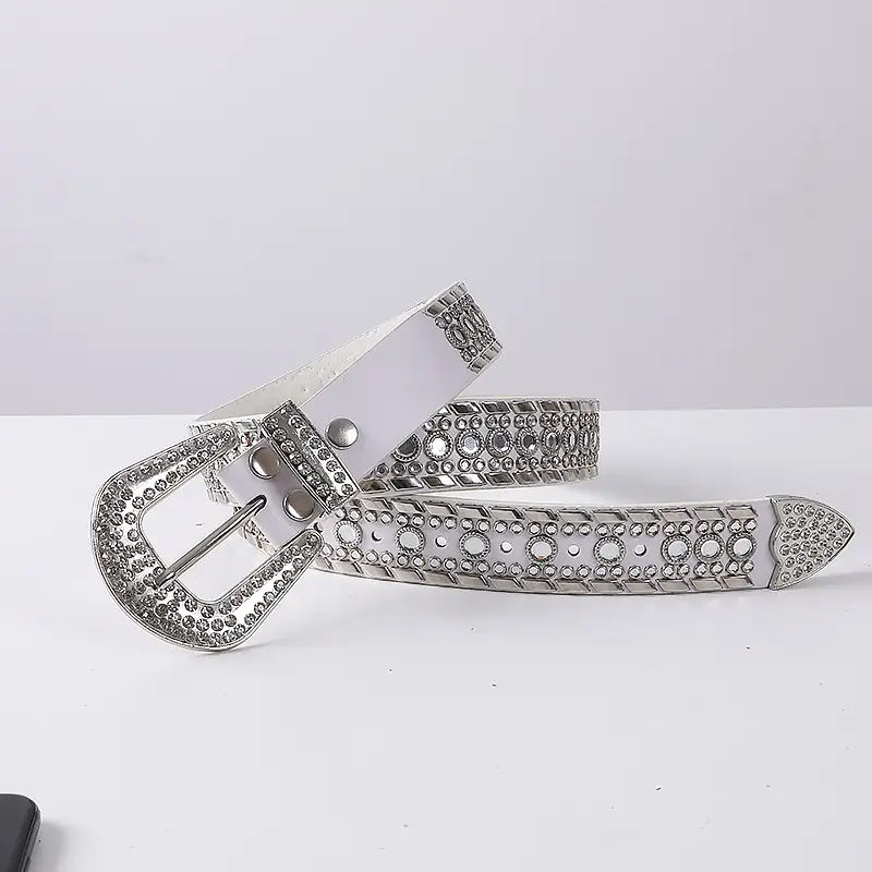 Rhinestone Ethnic Waist Belt Women's Retro Decorative - Image 3