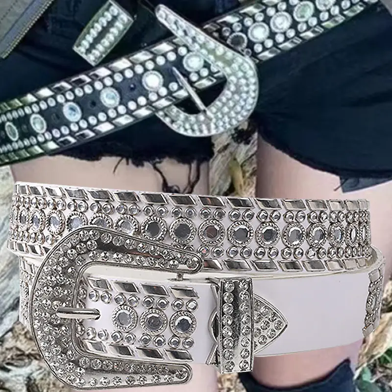 Rhinestone Ethnic Waist Belt Women's Retro Decorative - Image 4