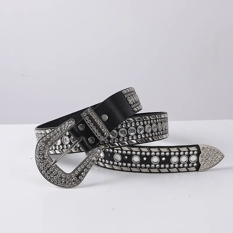 Rhinestone Ethnic Waist Belt Women's Retro Decorative - Image 5