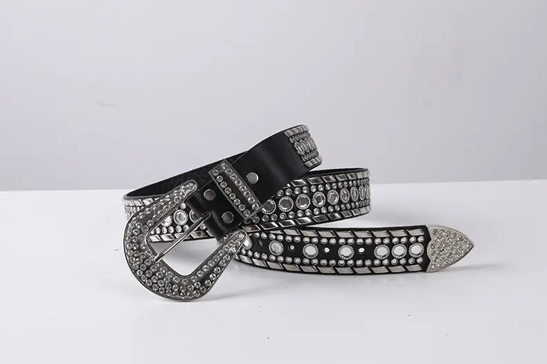 Rhinestone Ethnic Waist Belt Women's Retro Decorative โ feature 6