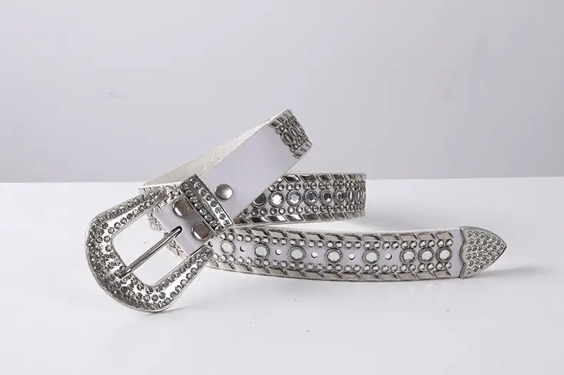 Rhinestone Ethnic Waist Belt Women's Retro Decorative โ feature 8
