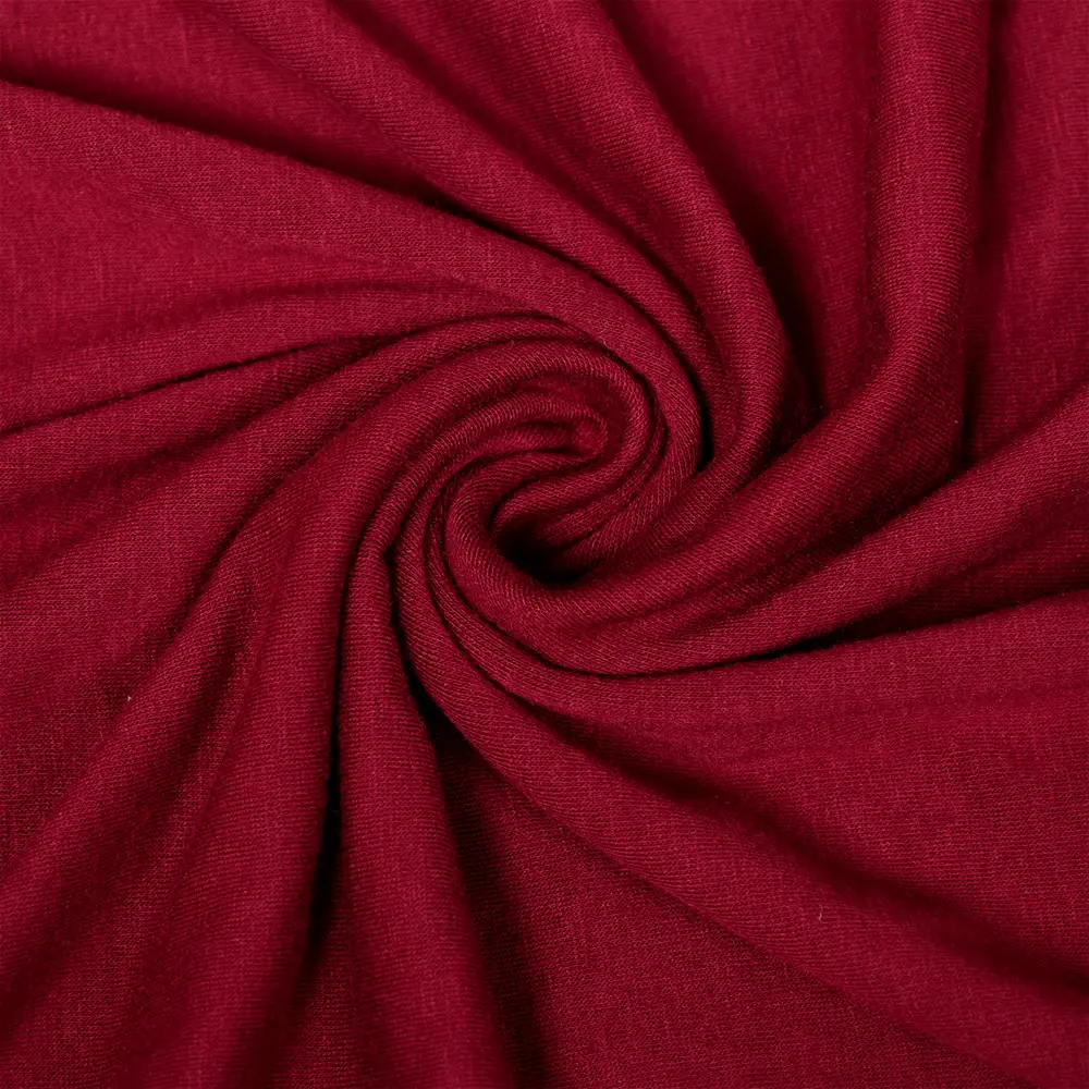 Plus Size V-Neck Hip Belt Dress Maroon — feature 9