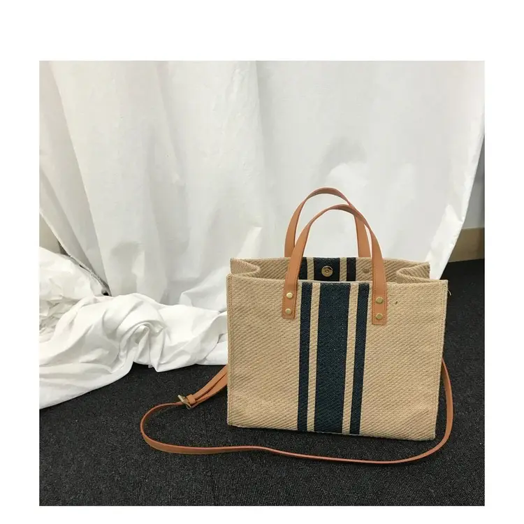 Korean Style Women's Portable Briefcase Canvas Bag — feature 4