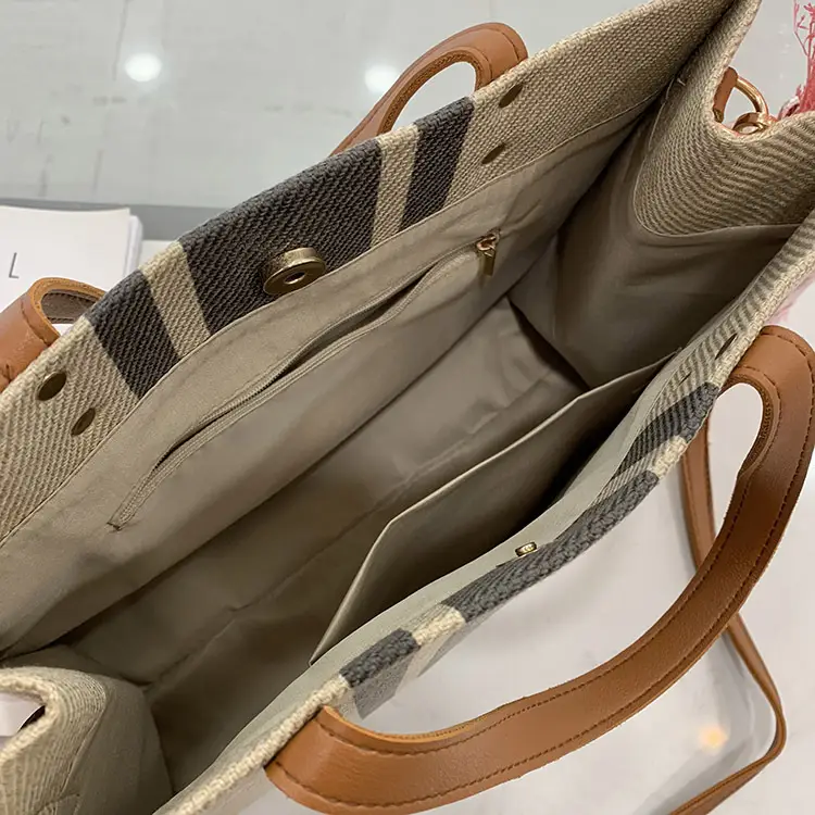 Korean Style Women's Portable Briefcase Canvas Bag — feature 9