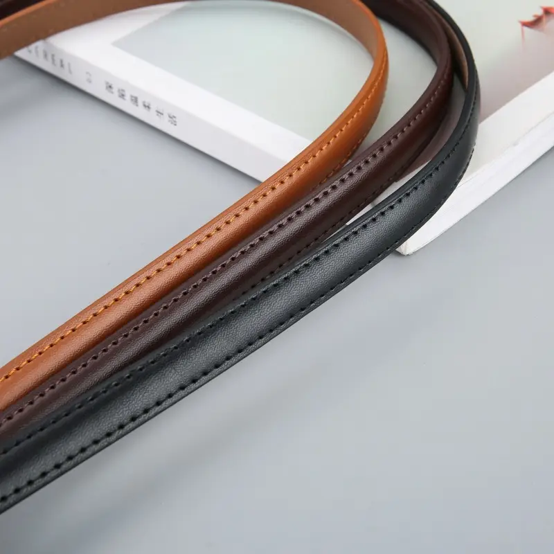Women Genuine Leather Belt Retro Brown Soft Cowhide - Image 11