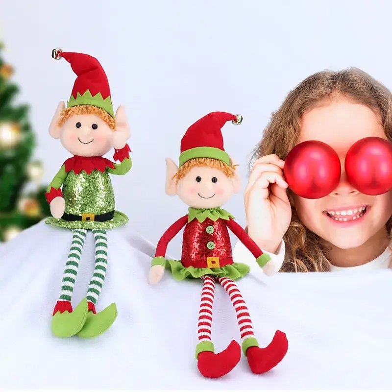 65cm Long Legged Elf Christmas Decor - Image 5