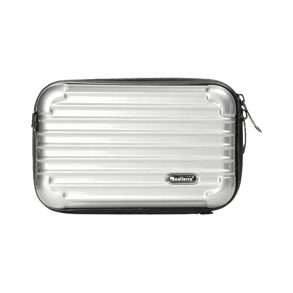 Women's Mini 7 Inch Hard Shell Cosmetic Bag Shoulder Crossbody - Image 4