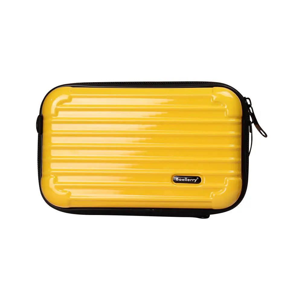 Women's Mini 7 Inch Hard Shell Cosmetic Bag Shoulder Crossbody - Image 6