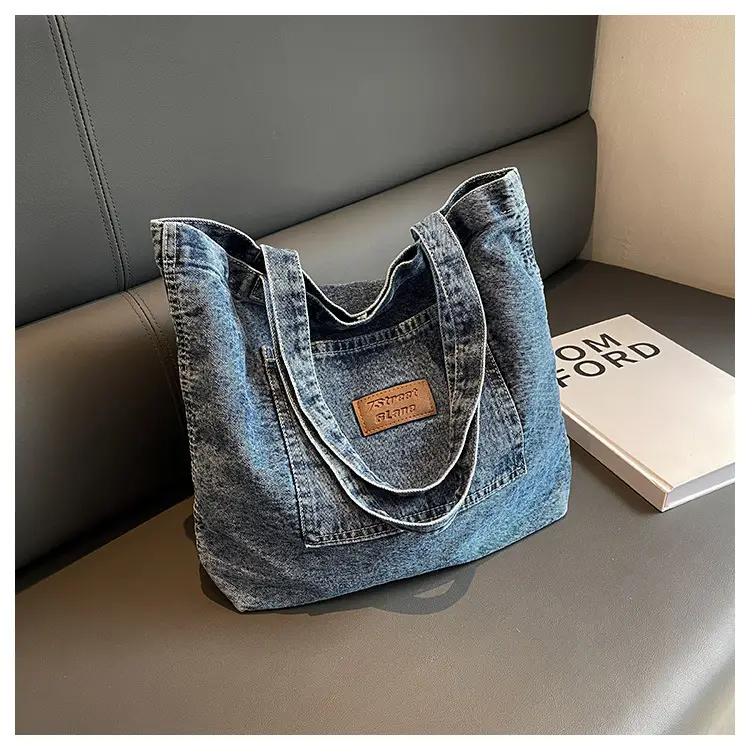 Women Denim Shoulder Bag Large Capacity 2026 — feature 33