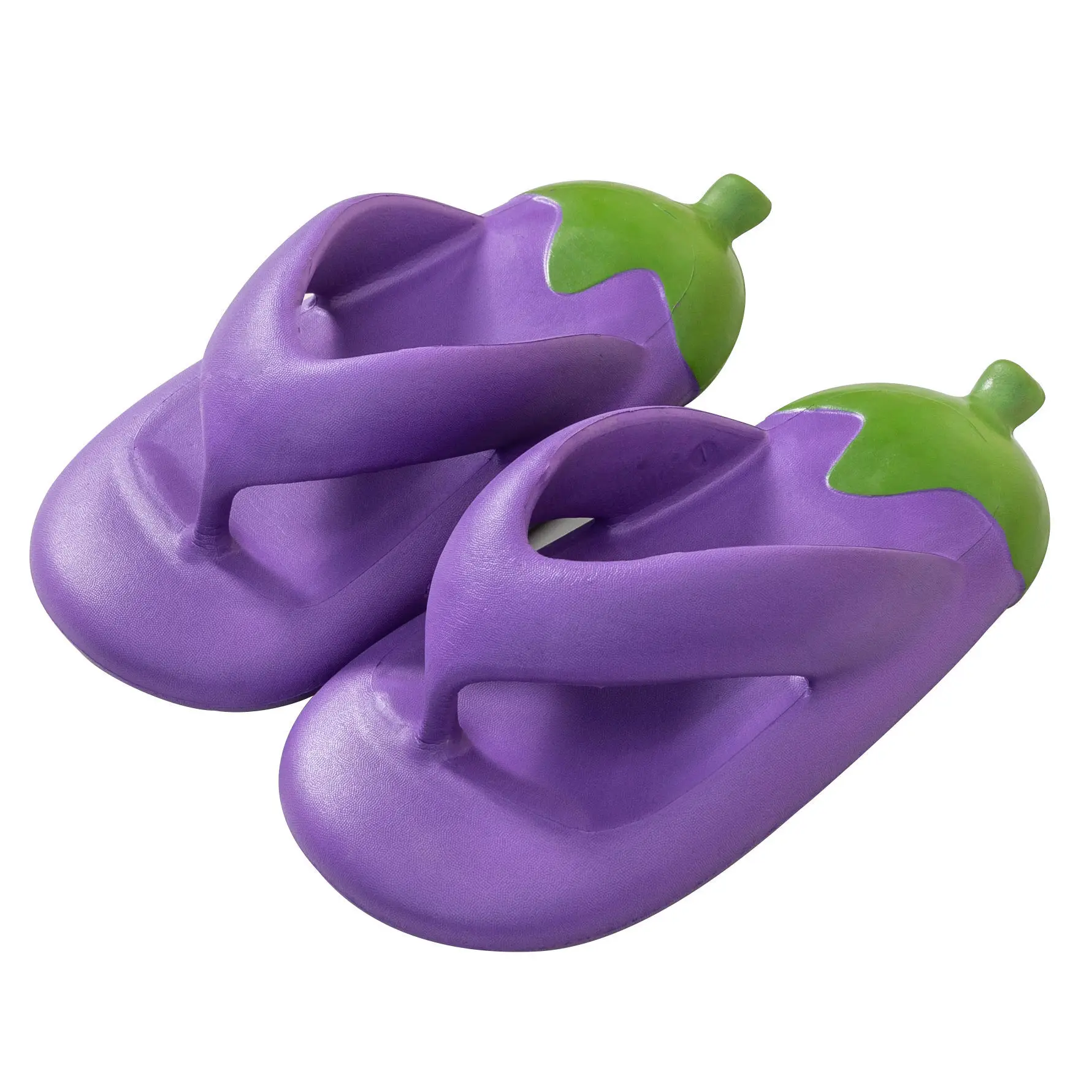 Eggplant Kids Flip Flops Pink Non-Slip Summer