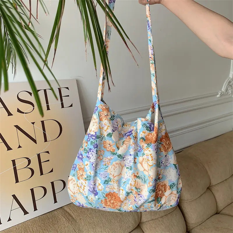 13165 Korean Style Floral Shoulder Bag Spring Summer
