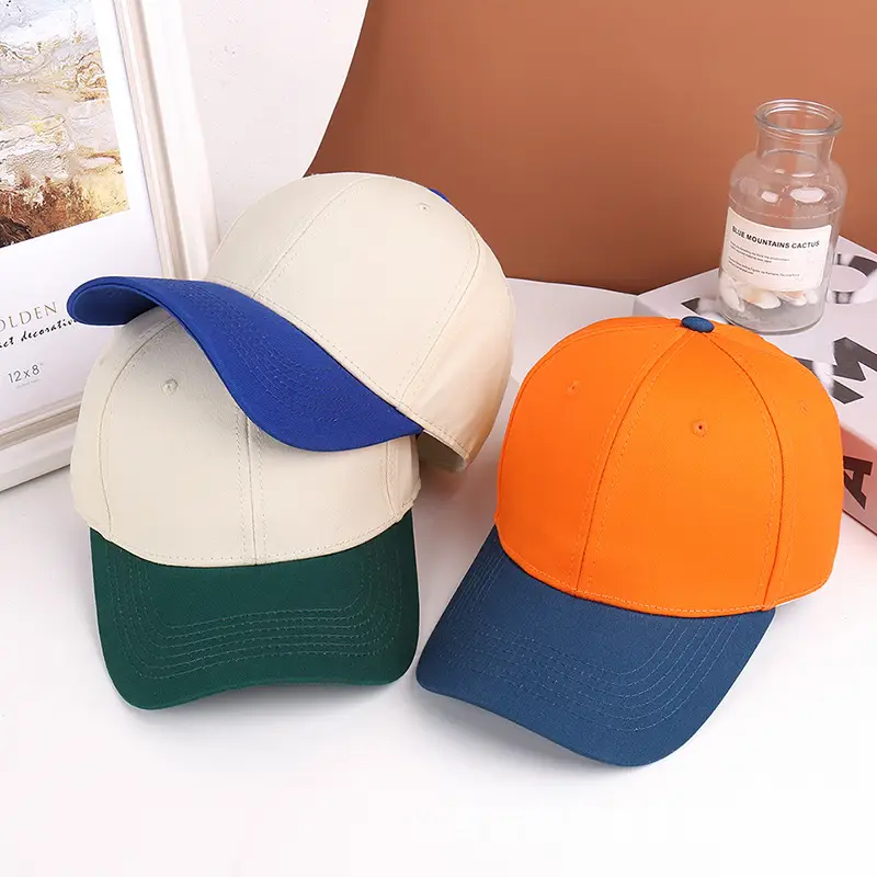 Men Baseball Cap White Blue Travel Sports - Image 9