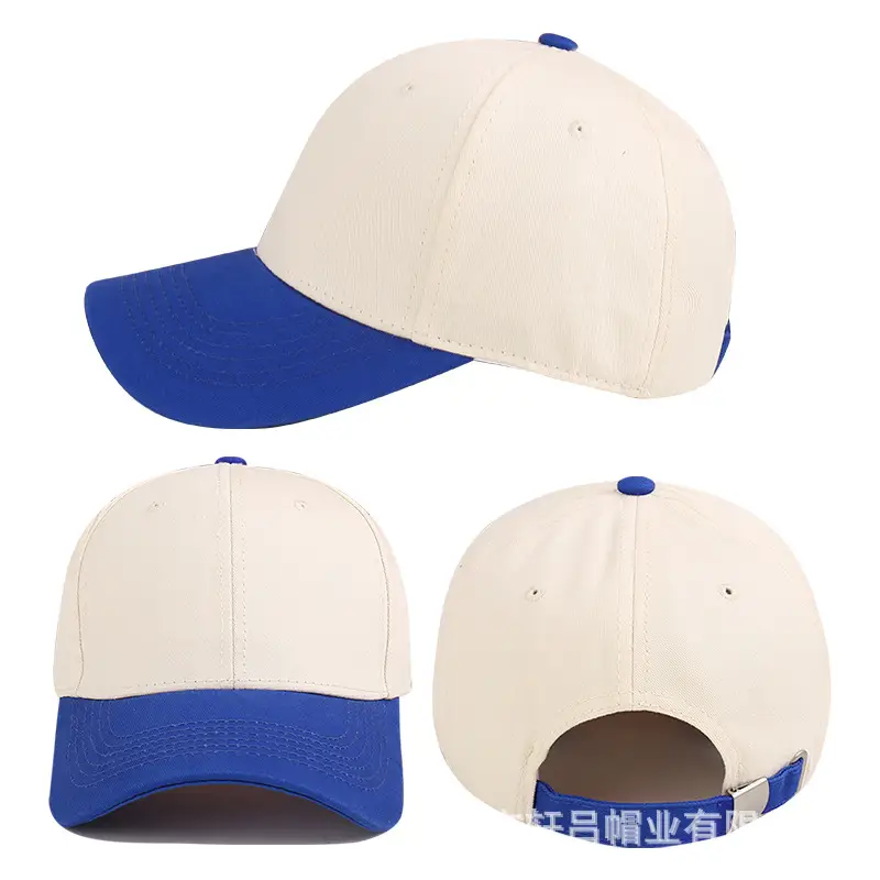 Men Baseball Cap White Blue Travel Sports - Image 10