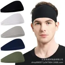 Women's Blue Sweat Absorbing Headscarf for Running Fitness — feature 12