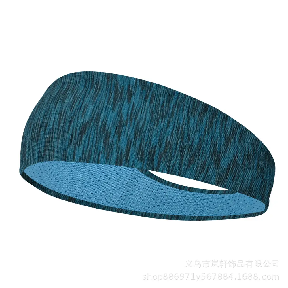 Women's Blue Sweat Absorbing Headscarf for Running Fitness — feature 30