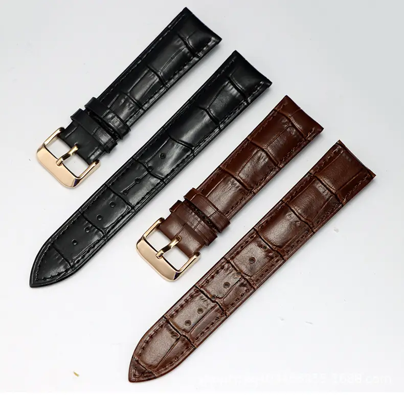 Men Women Leather Watch Brown Buckle 12mm — feature 4