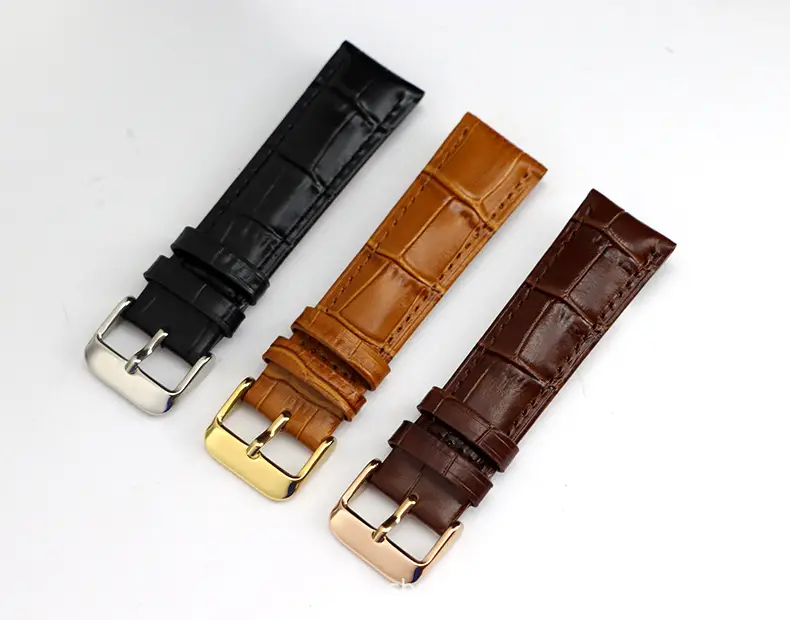 Men Women Leather Watch Brown Buckle 12mm — feature 8