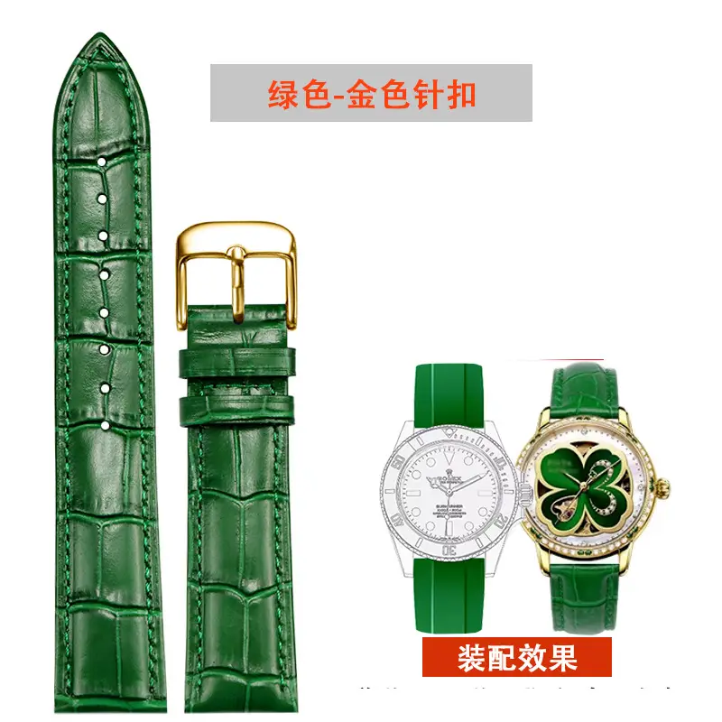 Men Women Leather Watch Brown Buckle 12mm - Image 13