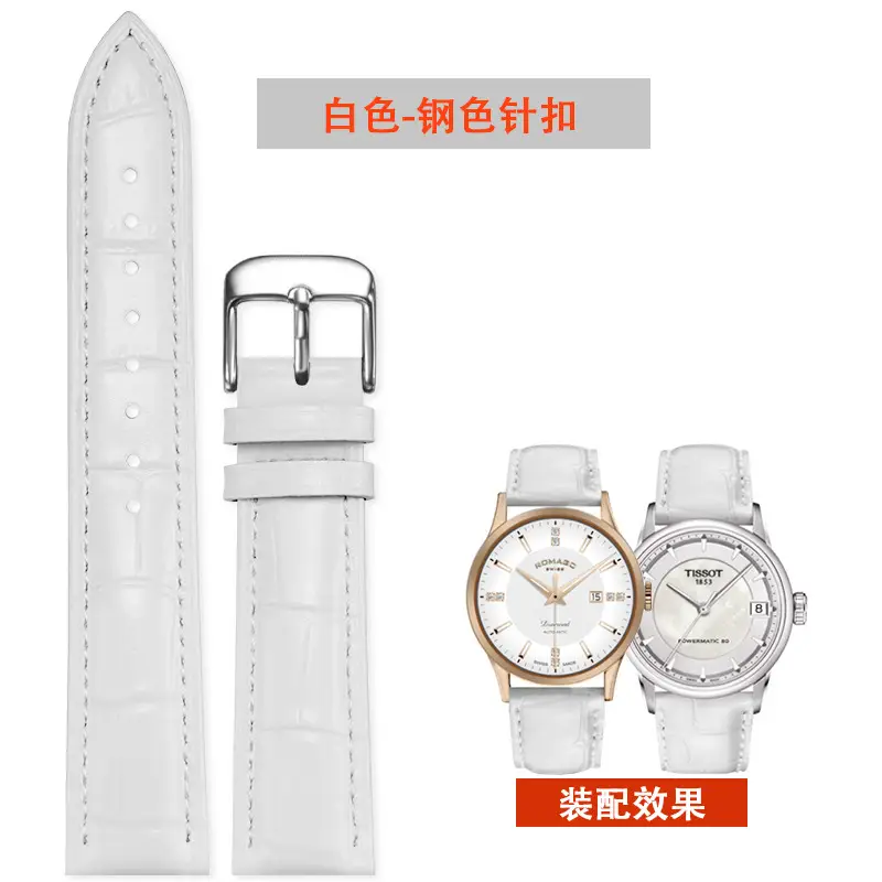 Men Women Leather Watch Brown Buckle 12mm - Image 5