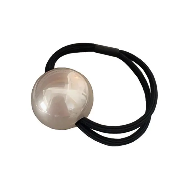 Pearl Headband for Girls Hair Ring Low Pony Tail - Image 44