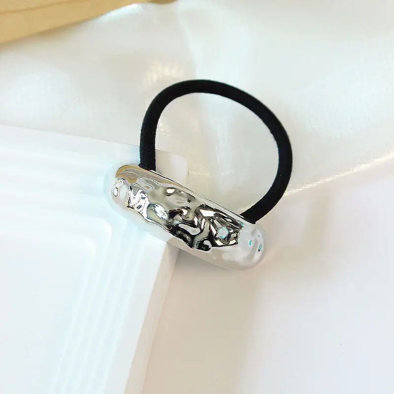 Pearl Headband for Girls Hair Ring Low Pony Tail - Image 26