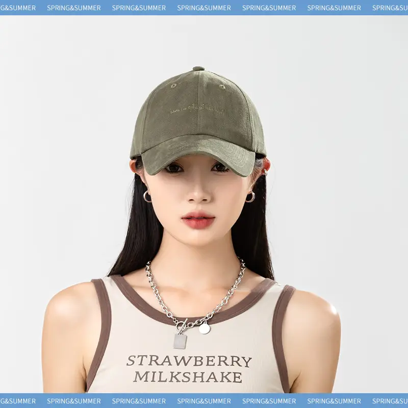 Women Strawberry Milkshake Cap Summer Baseball - Image 9