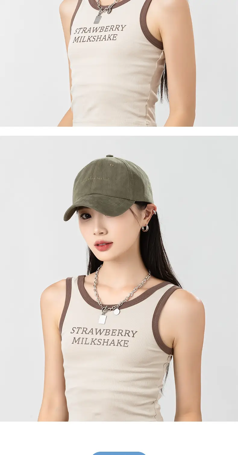 Women Strawberry Milkshake Cap Summer Baseball — feature 18