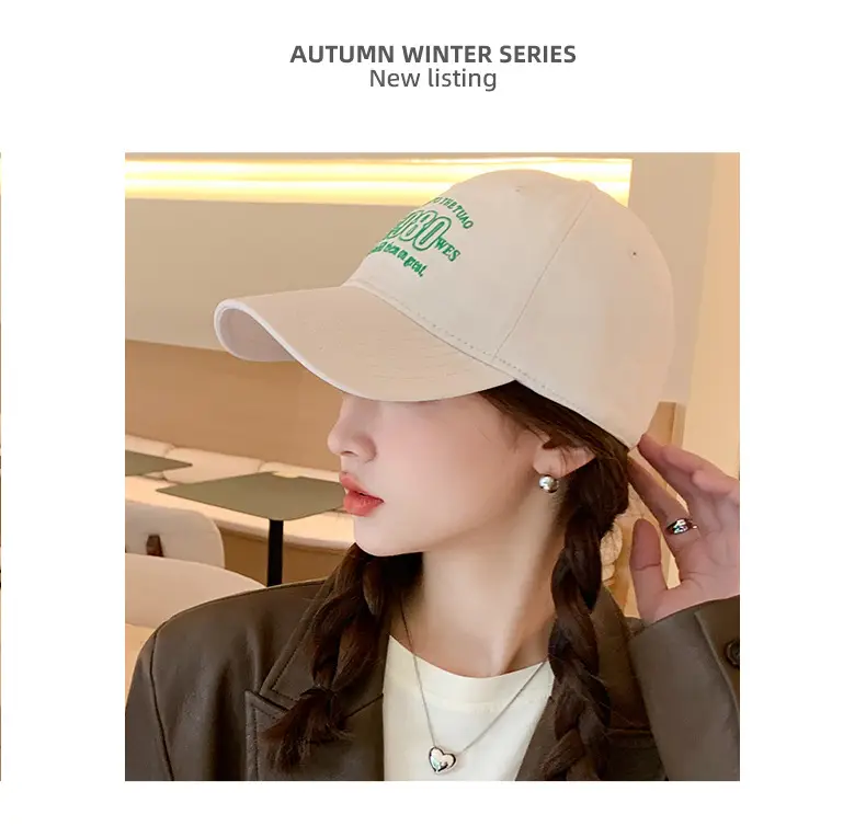 Korean Style 1980s Cap Sunshade Baseball Cap — feature 11