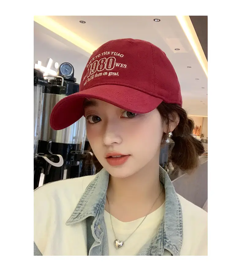 Korean Style 1980s Cap Sunshade Baseball Cap — feature 9