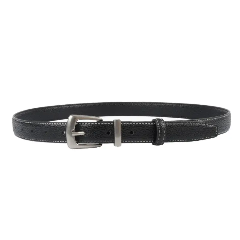 Women's Vintage Cowhide Belt 2.3cm Genuine Leather - Image 20