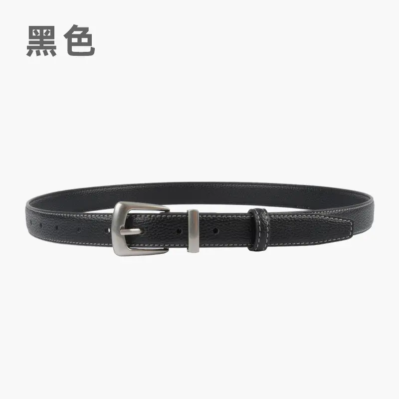 Women's Vintage Cowhide Belt 2.3cm Genuine Leather