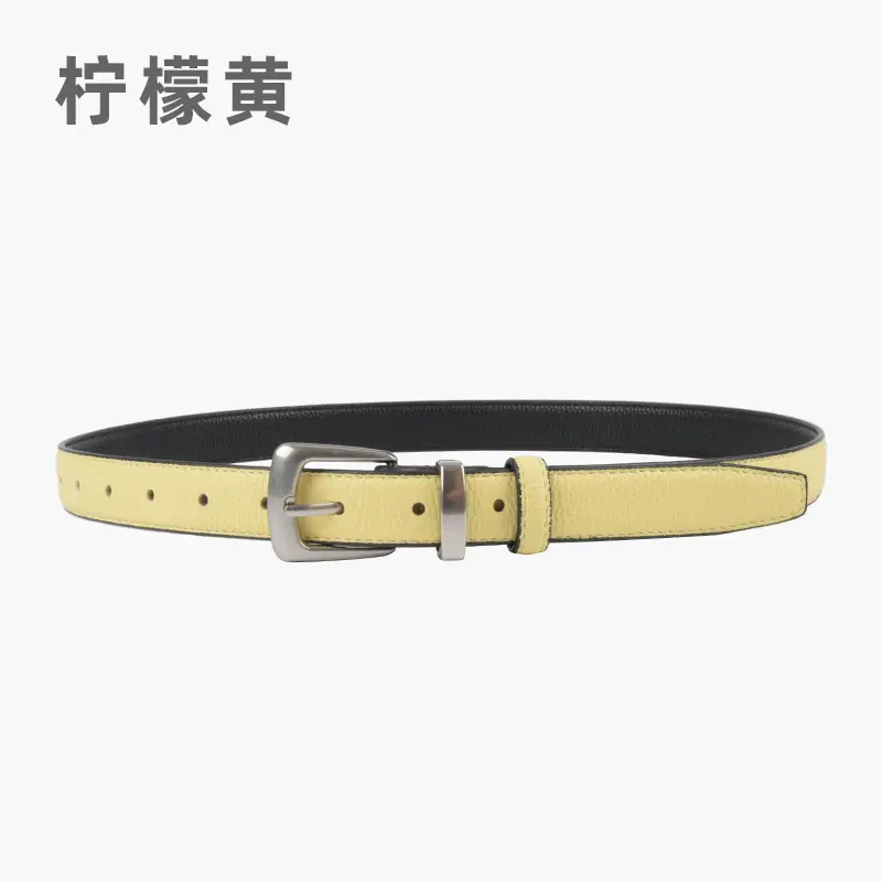 Women's Vintage Cowhide Belt 2.3cm Genuine Leather - Image 12