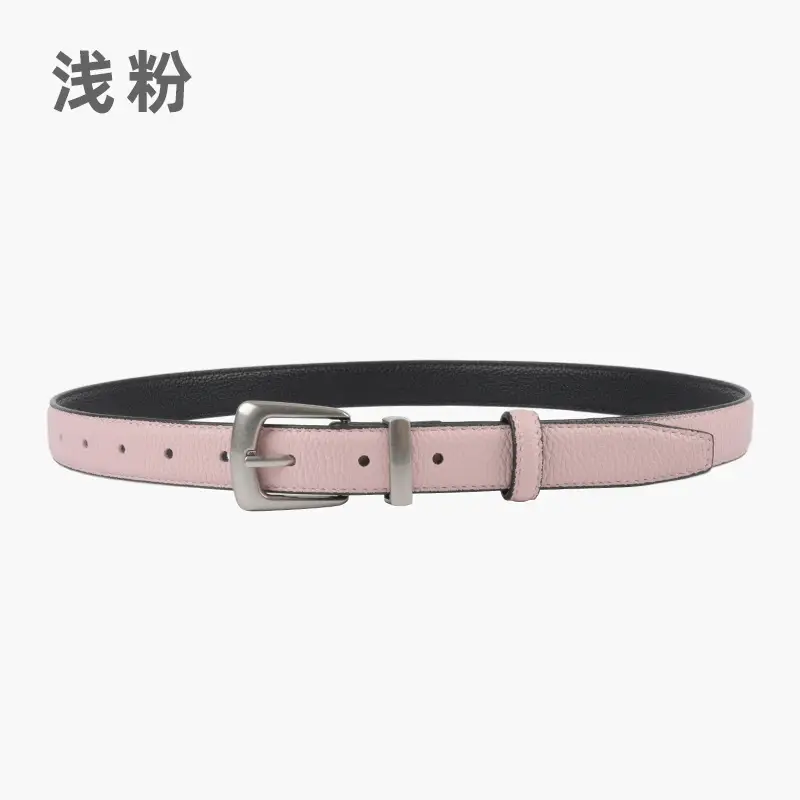 Women's Vintage Cowhide Belt 2.3cm Genuine Leather - Image 5