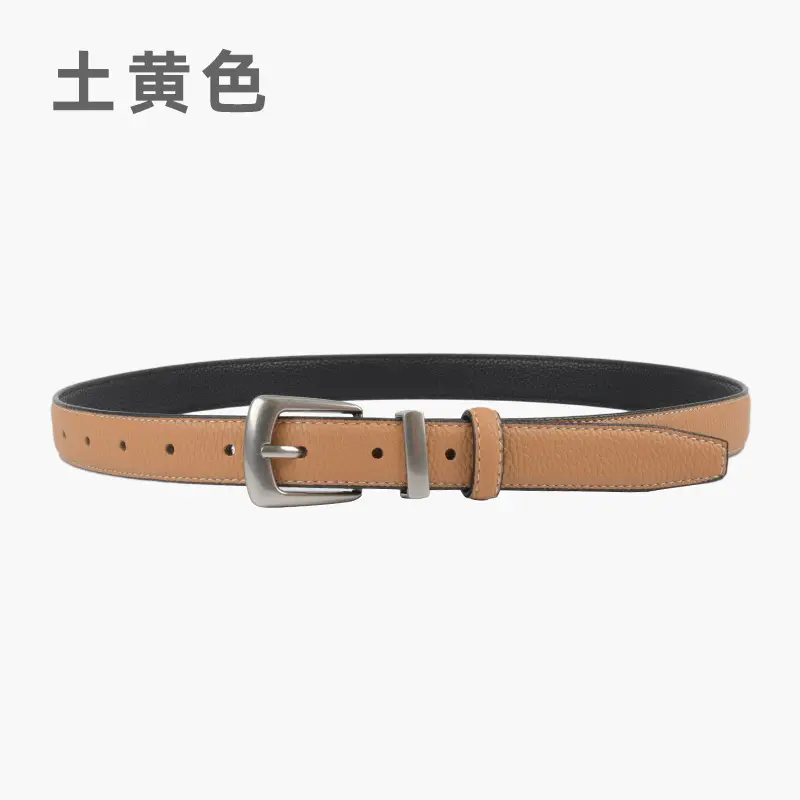 Women's Vintage Cowhide Belt 2.3cm Genuine Leather - Image 7