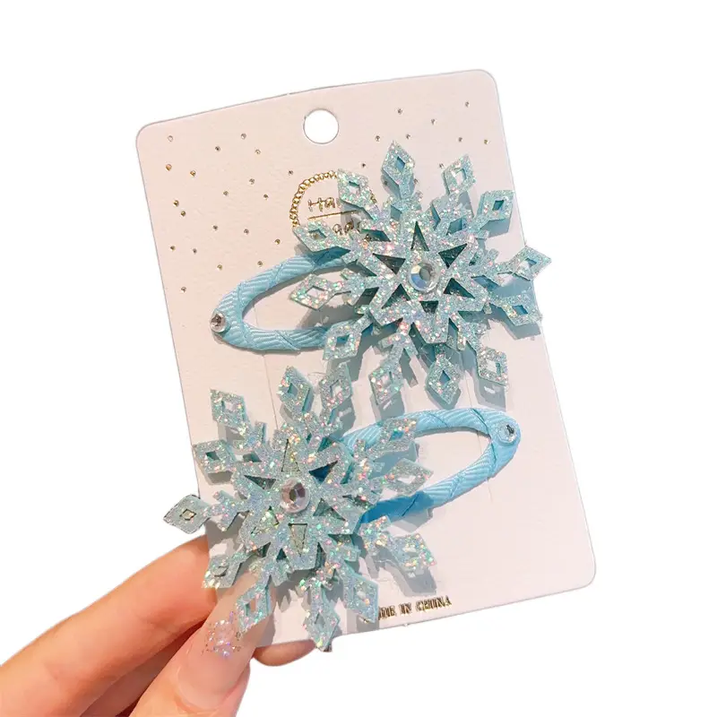 Frozen Snowflake Korean Style Hairpin for Girls - Image 7