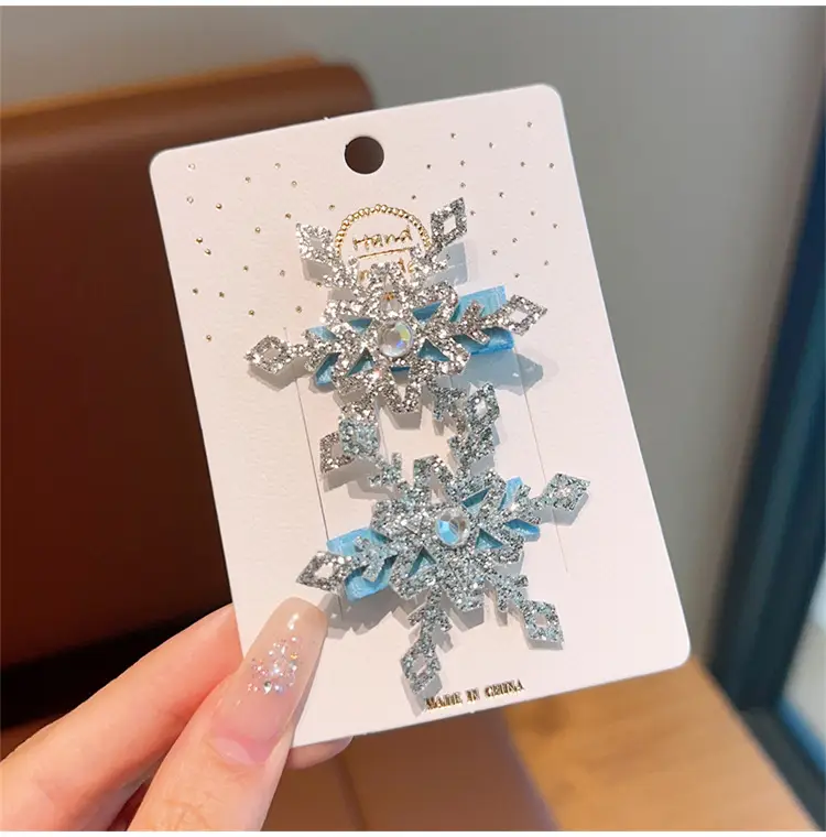 Frozen Snowflake Korean Style Hairpin for Girls — feature 10