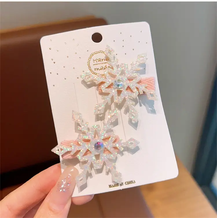 Frozen Snowflake Korean Style Hairpin for Girls — feature 11