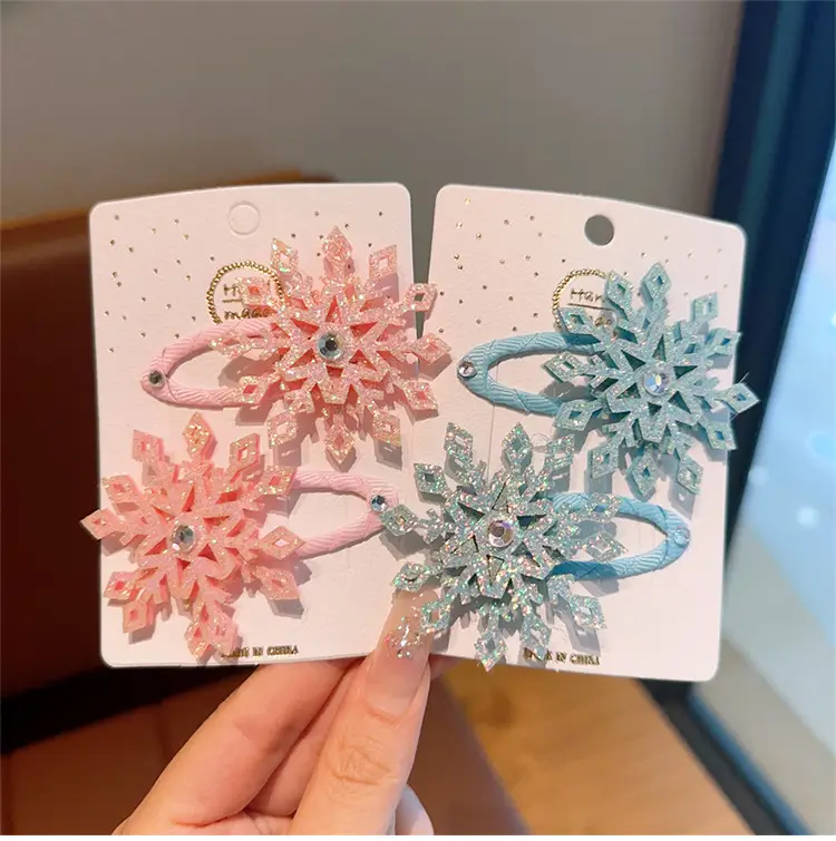 Frozen Snowflake Korean Style Hairpin for Girls — feature 13