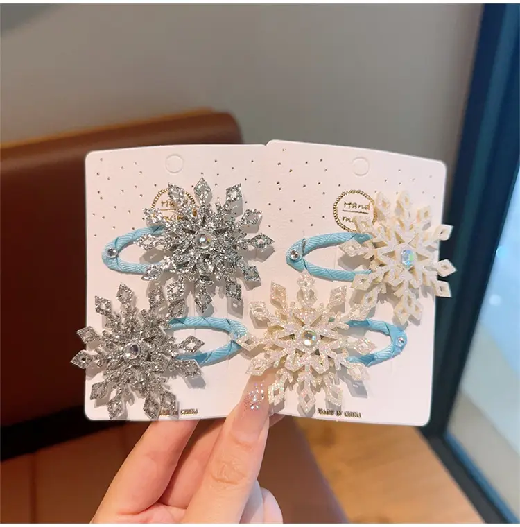 Frozen Snowflake Korean Style Hairpin for Girls — feature 14